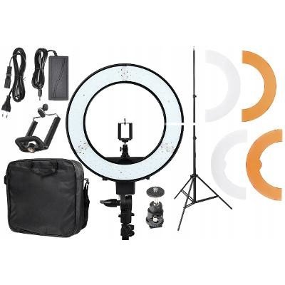 RING 12 " 45W Lampa + STATIV pro Make-up – Zboží Mobilmania