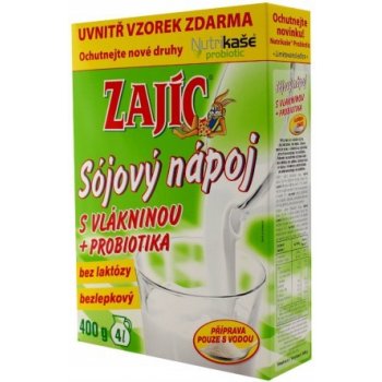 Mogador Sójový nápoj Zajíc s vlákninou 400 g