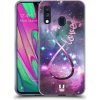 Pouzdro a kryt na mobilní telefon Samsung Pouzdro Head Case Samsung Galaxy A40 NEKONEČNÁ LÁSKA