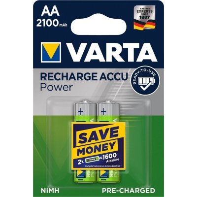 Varta Power AA 2100 mAh 2ks 56706101402 – Zboží Mobilmania