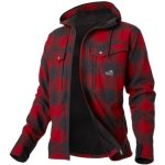 Geoff Anderson Zateplená bunda Ezmar2+ s kapucí dlouhý rukáv červená – Zbozi.Blesk.cz