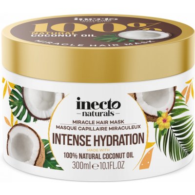 Inecto Naturals Coconut maska na vlasy s čistým kokosovým olejem 300 ml – Zboží Mobilmania