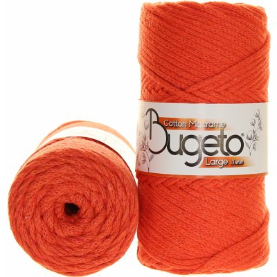 Bugeto Cotton Macrame Large 3mm cihlová 503 – Sleviste.cz
