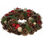 Atmosphera Adventní věnec, svícen na 4 svíčky, Ø 34 cm zelená – Sleviste.cz