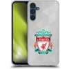 Pouzdro a kryt na mobilní telefon Samsung Head Case Samsung Galaxy A15 / A15 5G ZNAK LIVERPOOL FC OFFICIAL GEOMETRIC WHITE