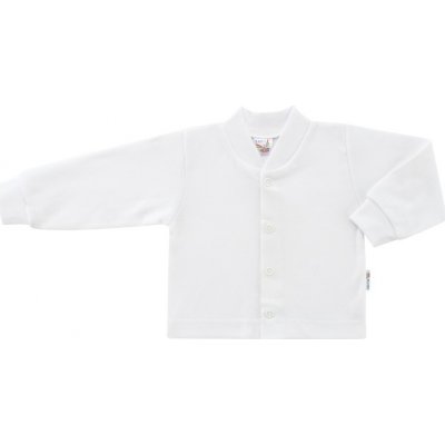 ESITO Kojenecký kabátek bavlněný jednobarevný bílá / bílá – Zboží Mobilmania