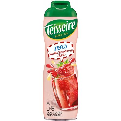 Teisseire Kids Vanilla Strawberry 0% 0,6 l – Zboží Mobilmania