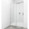 Pevné stěny do sprchových koutů SAT Sprchové dveře 120x200 cm levá T-Linea chrom lesklý SIKOTLDNEW120L