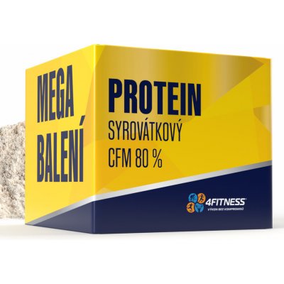 4fitness.cz protein CFM 80 syrovátkový 20000 g – Hledejceny.cz