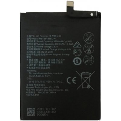 Baterie Huawei HB436486ECW 4000mAh, Li-Pol, originální a zpět 43 Kč s ATC Clubem