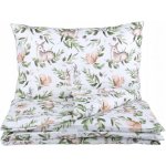 EliNeli povlečení Lesní Zvířátka zelené 90 x 120 cm – Sleviste.cz