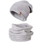 Biju dámský zimní set čepice a tunel Mark šedé – Zboží Mobilmania