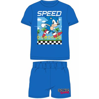 Chlapecké pyžamo Ježek Sonic 5204008W modré – Zboží Mobilmania