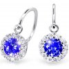 Náušnice Cutie Jewellery dětské z bílého zlata C2745B Blue Dark