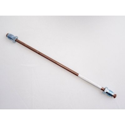 Brzdové trubky 4,75 mm, s holendry typu F, zapertlované, měď/nikl, různé délky, Délka: 550 mm | Zboží Auto