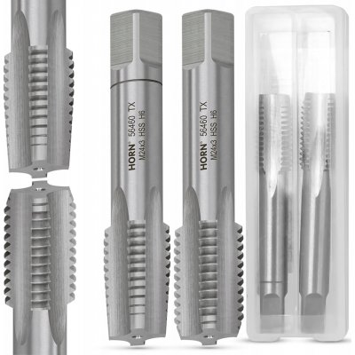 Závitník ruční M24, sada 2 ks, M24x3 mm, DIN 352/2P – Hledejceny.cz