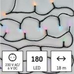 EMOS GoSmart LED vánoční řetěz 18 m venkovní i vnitřní RGB programy časovač wifi – Hledejceny.cz
