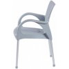 Zahradní židle a křeslo Gaber Plastová židle BEVERLY bílá 00