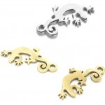 Přívěsek nerez ještěrka 18mm - 1Ks - Light Gold RL – Hledejceny.cz