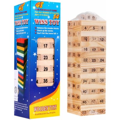 RKToys Jenga tower dřevěná věž