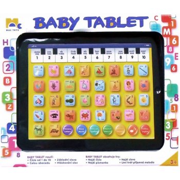 Mac Toys Baby Tablet počítač bílá rámeček