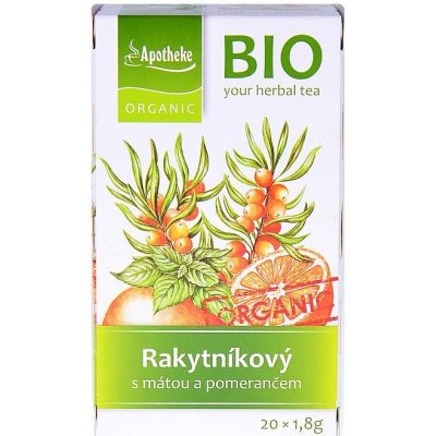 Apotheke Rakytník máta pomeranč čaj Bio 20 x 1,8 g – Zbozi.Blesk.cz