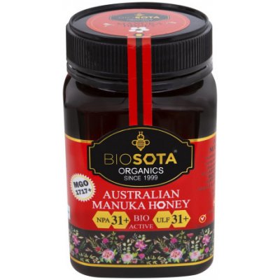 BIOSOTA ORGANICS Manuka med MGO 1717+ NPA 31+ 500 g – Zboží Dáma