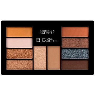 Gabriella Salvete Paletka očních stínů, bronzeru a rozjasňovače Big Face Palette 02 12 g – Zboží Mobilmania