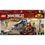 LEGO® NINJAGO® 70667 Kaiova motorka s čepelemi a Zanův sněžný skútr – Hledejceny.cz