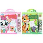 Grafix Omalovánky s razítky a washi páskami 28x21 cm Safari – Zboží Mobilmania
