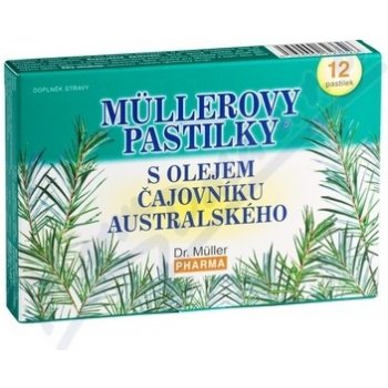 Müllerovy pastilky s Tee Tree Oil 12 ks