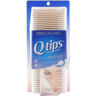 Q-tips Vatové tyčinky 500 ks – Hledejceny.cz