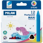 Milan Pastelky MAXI plastické 10 ks + 2 ks FLUO 453754 – Hledejceny.cz