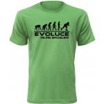 Pánské tričko Evoluce Inline bruslení zelená