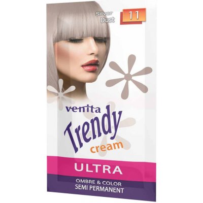 Venita Trendy Cream barva na vlasy 11 silver dust 35 g – Zboží Mobilmania