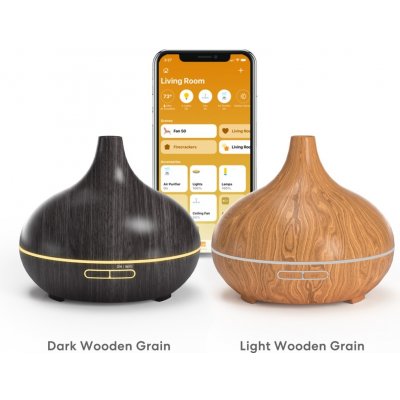 Meross Smart Wi-Fi Essential Oil Diffuser MOD150HK 400 ml – Hledejceny.cz