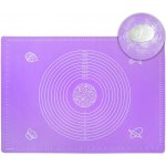 Royal Kitchen Silikonová podložka na těsto 70x50 cm, levandulová, 070005 – Zboží Mobilmania