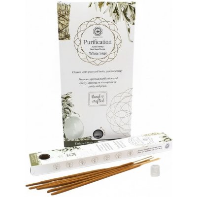 Green Tree Vonné tyčinky Gemstone Collection White sage Purification 12 ks – Hledejceny.cz
