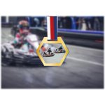 Akrylátová medaile Motokáry Zlatá – Zboží Dáma