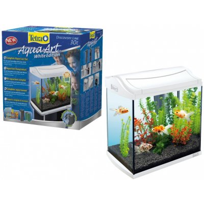 Tetra AquaArt akvarijní set bílý 35 x 25 x 25 cm 30 l – Sleviste.cz