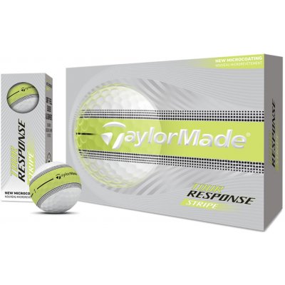TaylorMade Tour Response Stripe žluté 3 ks – Zboží Mobilmania