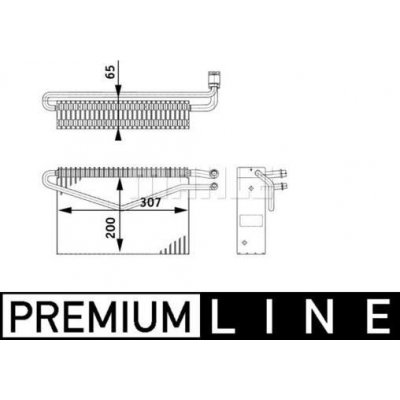 MAHLE Výparník klimatizace MAO AE 67 000P – Zbozi.Blesk.cz