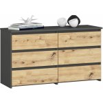 Ak furniture CL 100 cm 6 zásuvek – Zboží Mobilmania