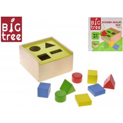 2-Play vkládačka dřevěná různé tvary v krabičce