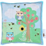 Ovopecka nahřívací polštářek s třešňovými peckami Sovičky 15x15 cm – Zboží Dáma