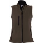 Sols dámská softshellová vesta Rallye Women 46801394 Dark chocolate – Hledejceny.cz