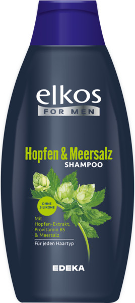 Elkos Men šampon Chmel & Mořská sůl 500 ml