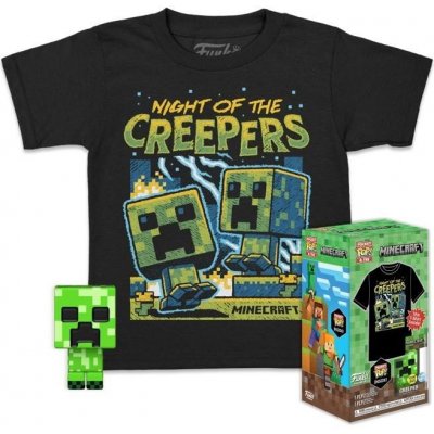 Funko Pocket POP&Tee Minecraft Blue Creeper velikost S – Hledejceny.cz