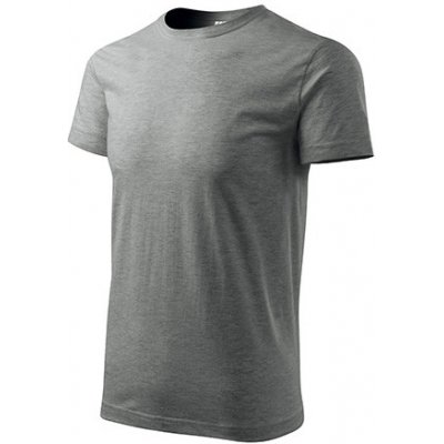 Malfini Basic 129 tričko pánské tmavě šedý melír