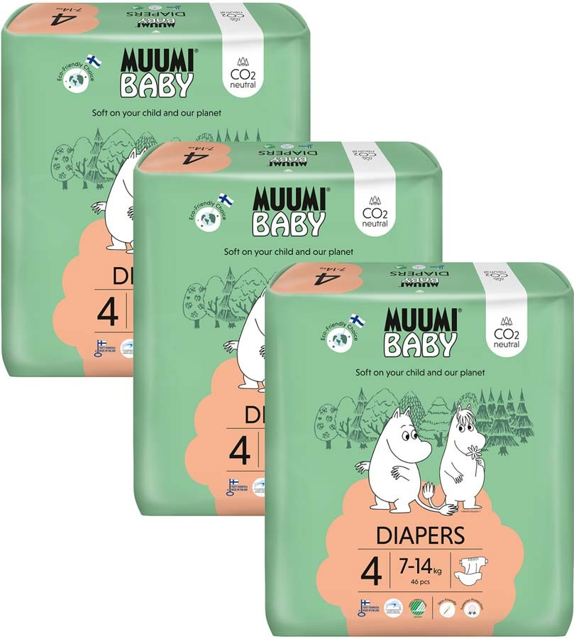 Muumi Baby 4 Maxi 7-14 kg eko 138 ks